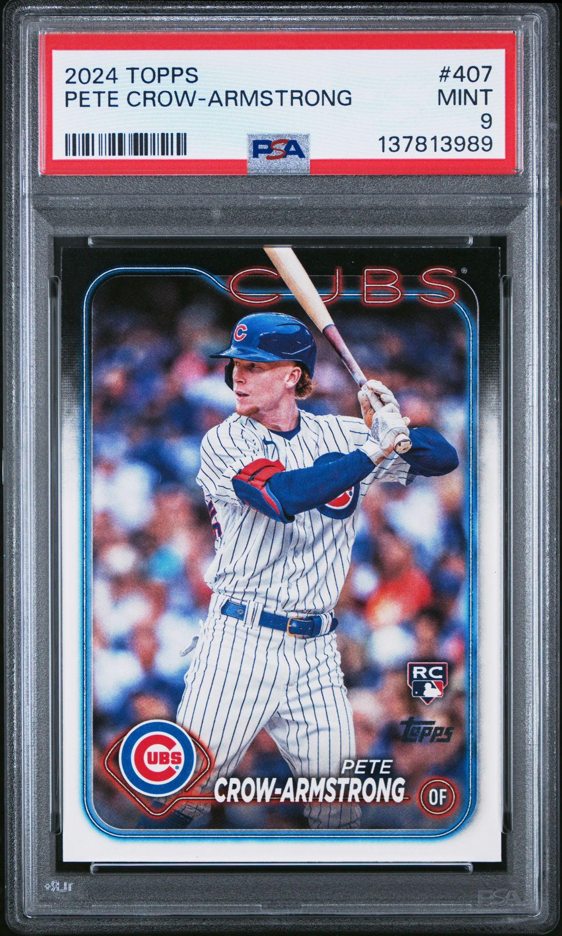 2024 Topps Pete Crow-Armstrong #407 Mint 9 front