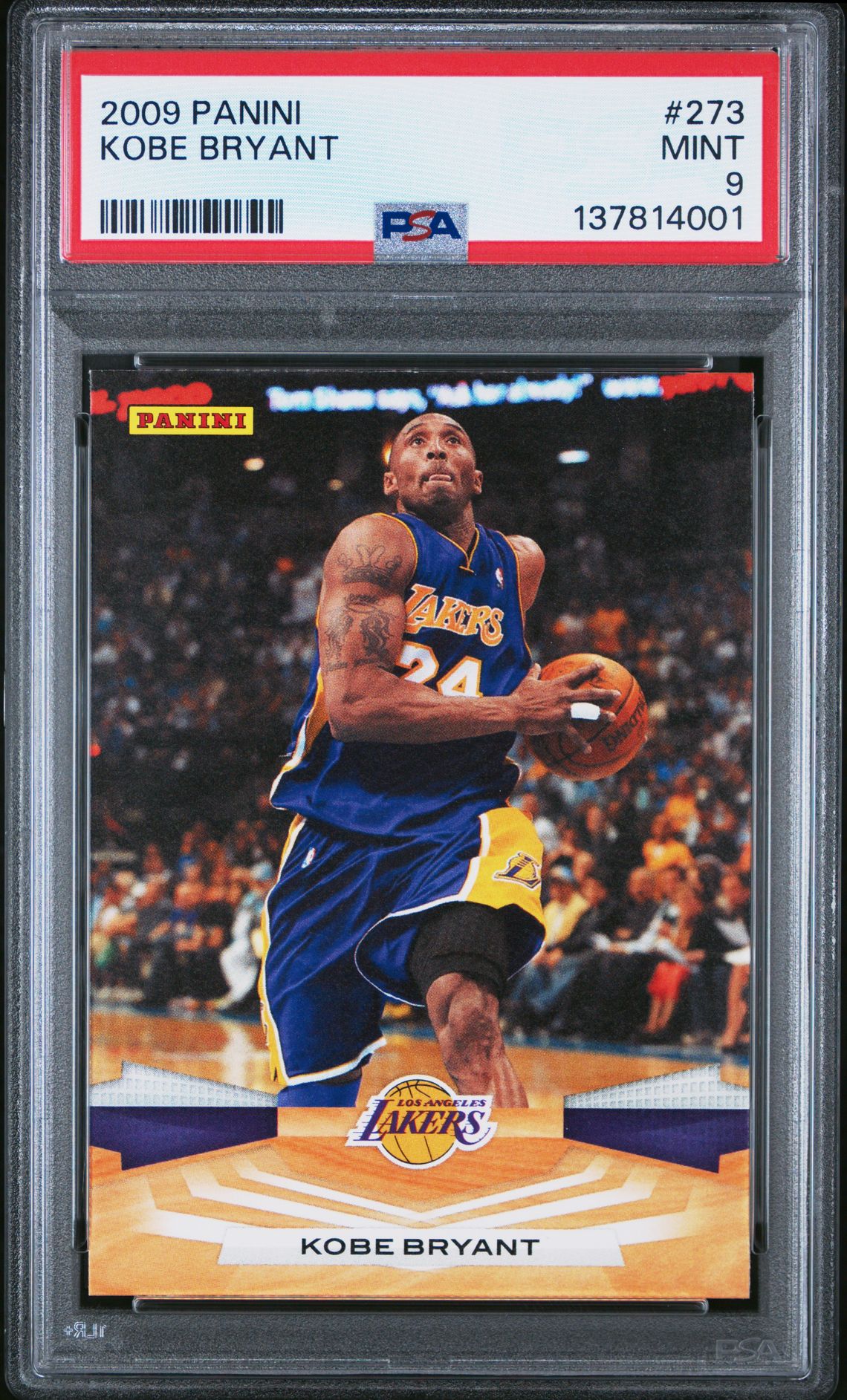 2009 Panini Kobe Bryant #273 Mint 9 front