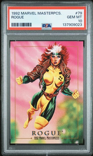 1992 Marvel MARVEL MASTERPIECES #79 Rogue front
