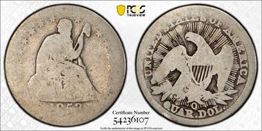 1853-O 25C Arrows and Rays FR2