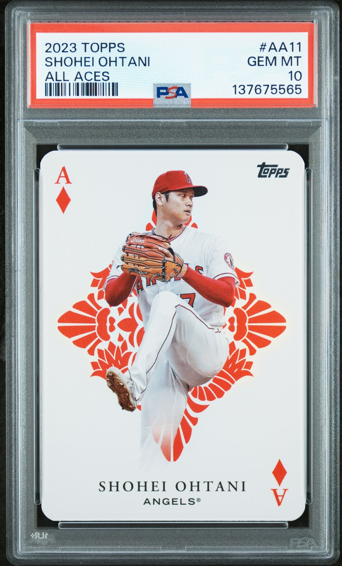 2023 Topps All Aces Shohei Ohtani #Aa11 (All Aces) Gem Mt 10 front