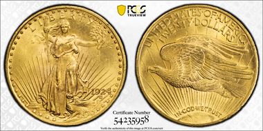 1924 $20 MS64