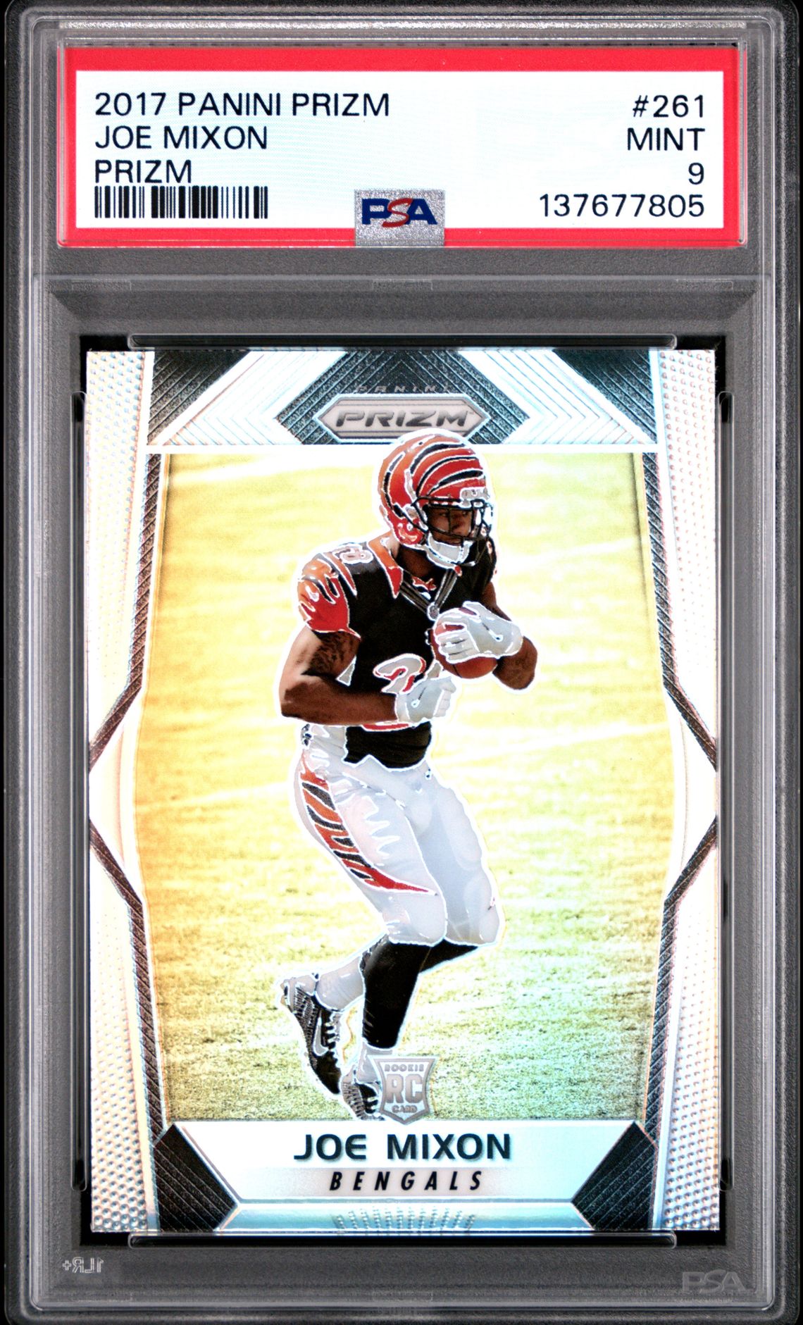2017 Panini Prizm Joe Mixon #261 (Prizm) Mint 9 front