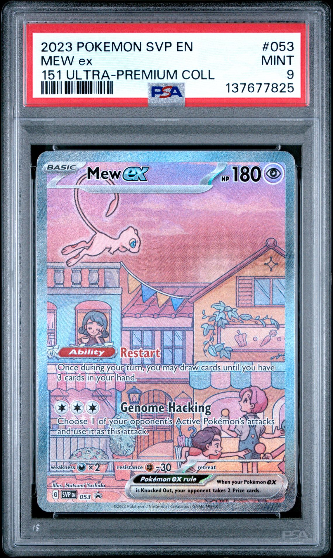 2023 Pokemon Svp En-Sv Black Star Promo Mew Ex #053 (151 Ultra-Premium Coll) Mint 9 front