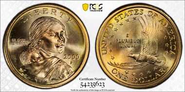 2000-P SAC$1 MS67