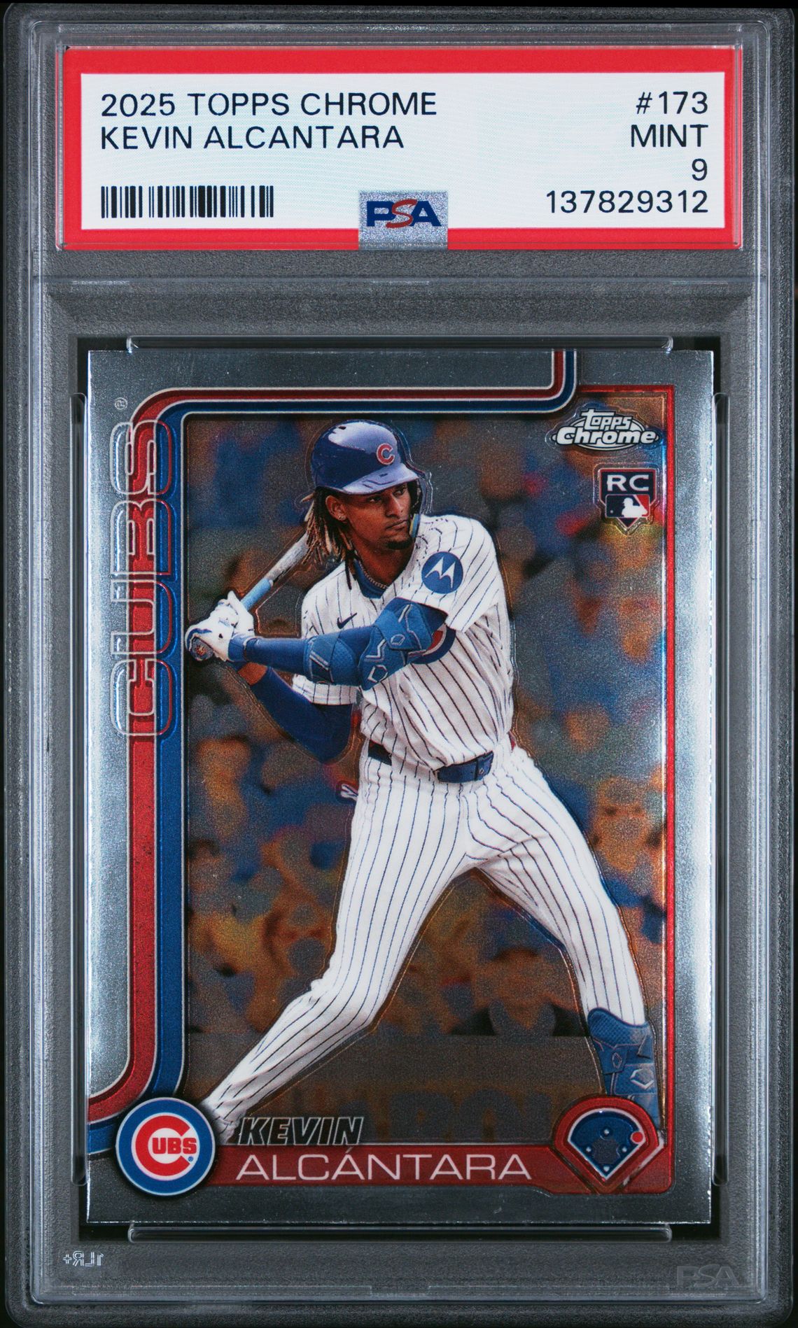 2025 Topps Chrome Kevin Alcantara #173 Mint 9 front