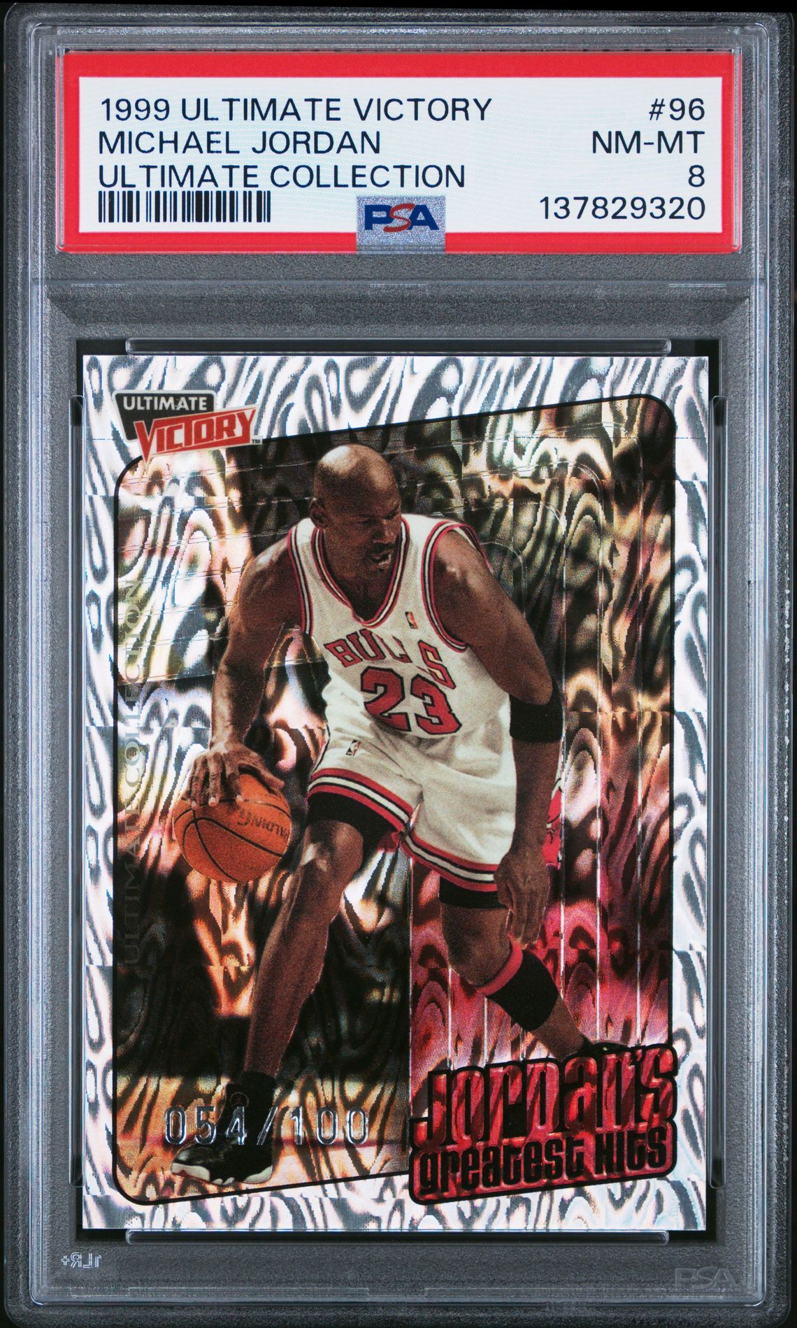 1999 Ultimate Victory Michael Jordan #96 (Ultimate Collection) Nm-Mt 8 front