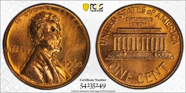1960-D 1C Large Date MS66RD