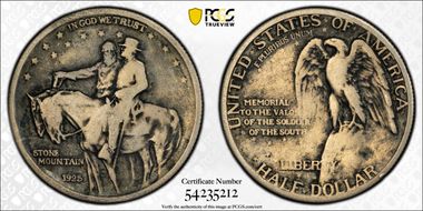 1925 50C Stone Mountain VG10