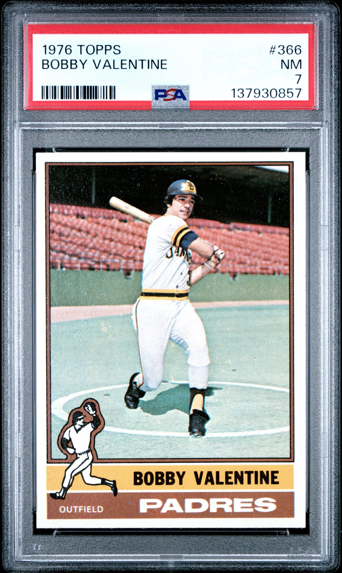 1976 Topps TOPPS #366 Bobby Valentine front