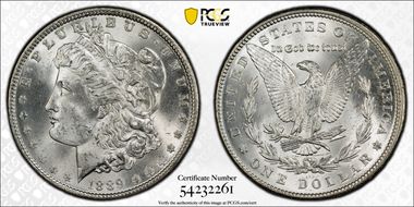 1889 $1 MS64