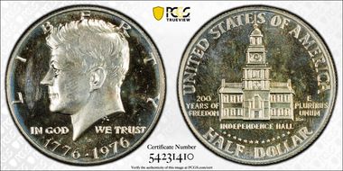 1976-S 50C Silver PR63CAM