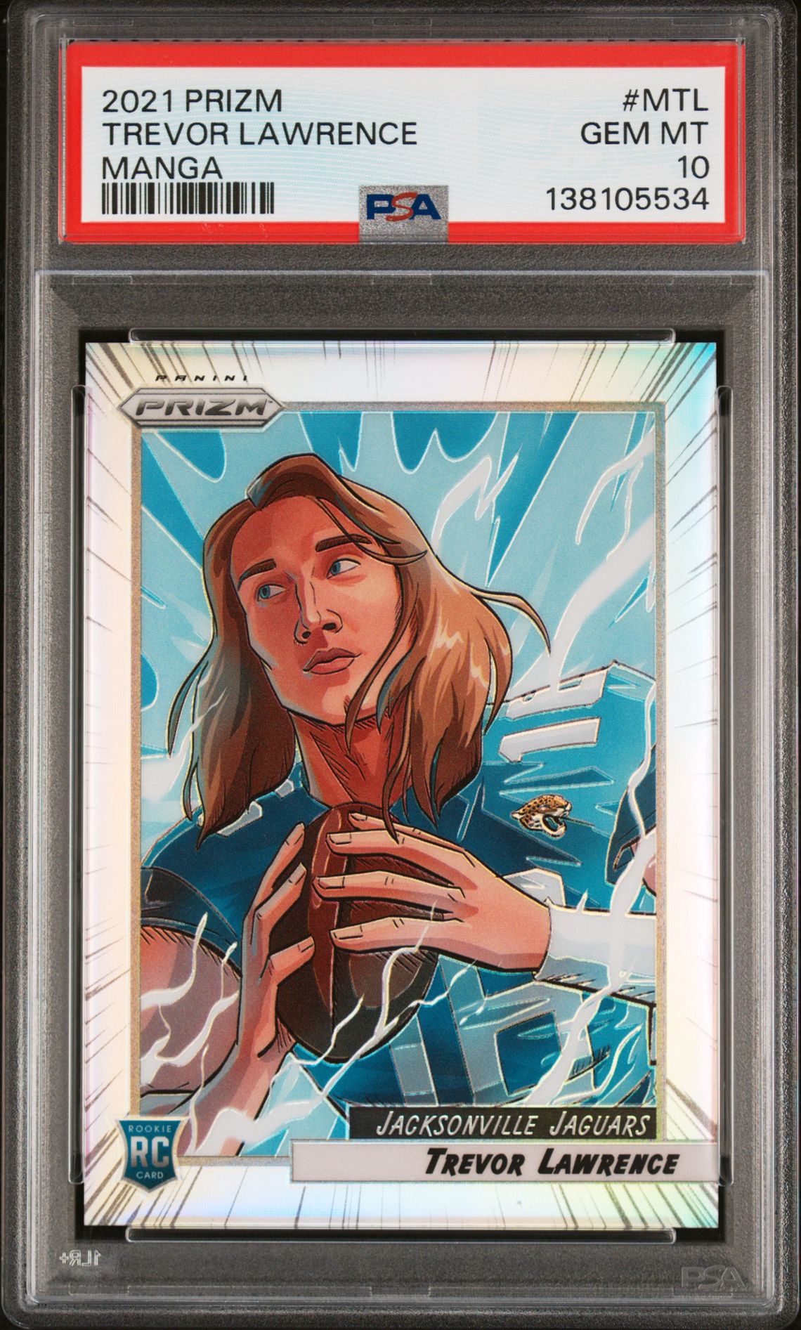 2021 Panini PANINI PRIZM MANGA #MTL Trevor Lawrence front
