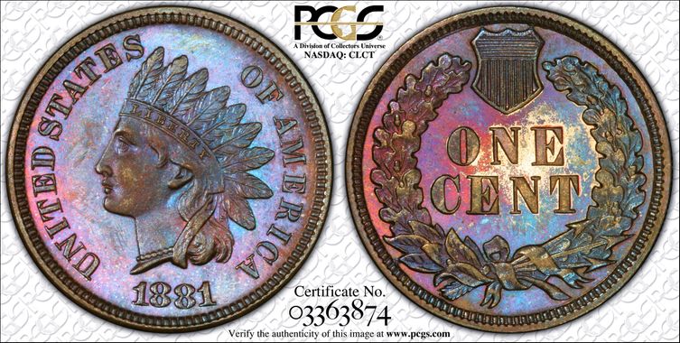 Cert 03363874 - Coin Image