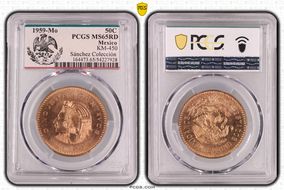 1959-Mo 50C KM-450 MS65RD