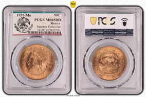 1957-Mo 50C KM-450 MS65RD