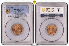 1962-Mo 5C KM-426 Brass MS65