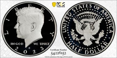 2023-S 50C Silver PR69DCAM
