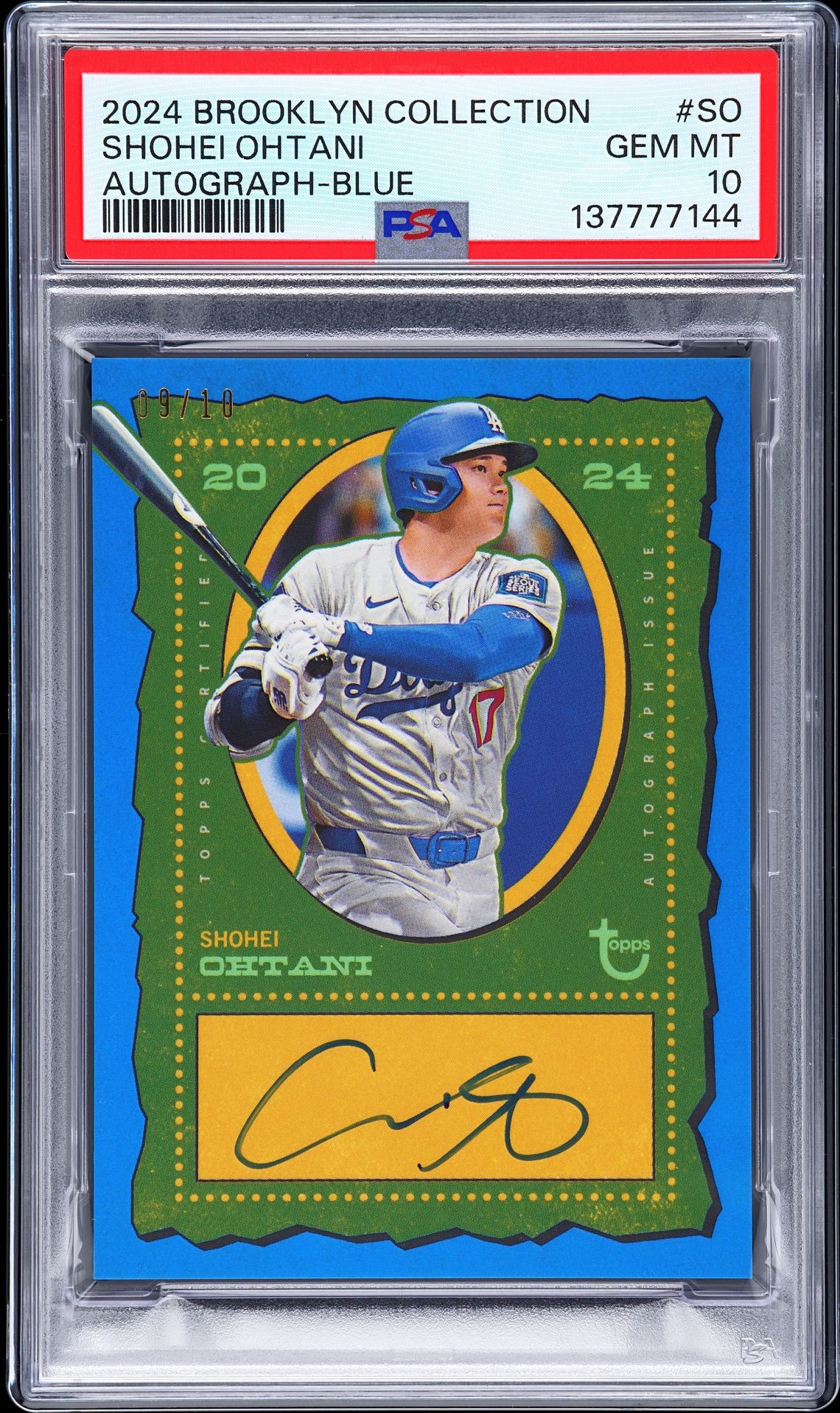 2024 Topps Blue #SO Shohei Ohtani front