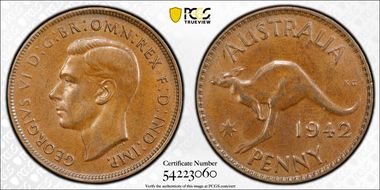 1942 Y. (p) 1D MS62BN