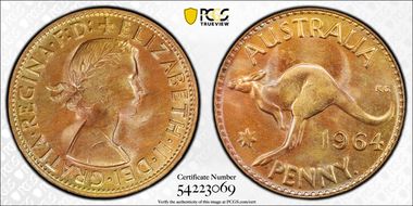 1964 Y. (p) 1D MS64BN