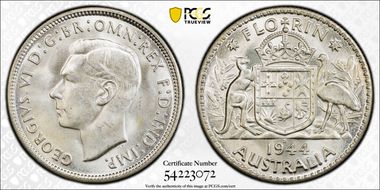 1944-S Florin KM-40  Ag MS64