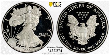 1999-P $1 Silver Eagle PR64DCAM