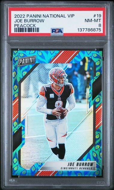 2021 Panini PEACOCK #19 Joe Burrow front