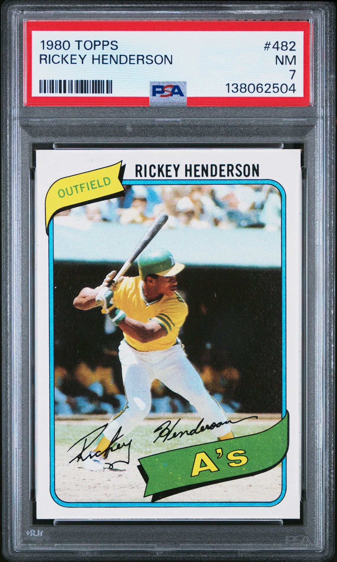 1980 Topps TOPPS #482 Rickey Henderson front