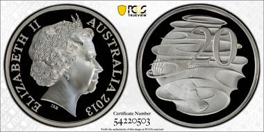 2013 20C Silver PR70DCAM