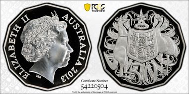 2013 50C Silver PR70DCAM