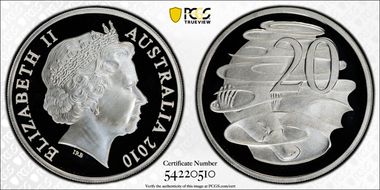 2010 20C Silver PR70DCAM
