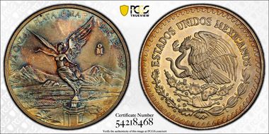 1996-Mo 1/2 oz Libertad Ag MS66