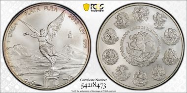 2013-Mo Onza Libertad Ag MS68