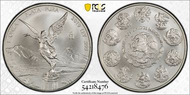 2019-Mo Onza Libertad Ag MS69