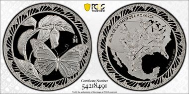 (2024)-Mo Medal Monarch Butterly Route Ag PR69DCAM