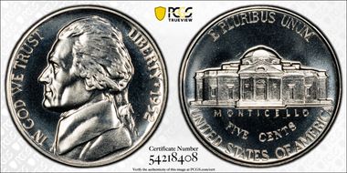 1952 5C Re-Engraved Obv Design FS-403 PR67+ 