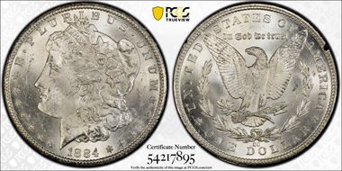 1884-CC $1 GSA Hoard MS64