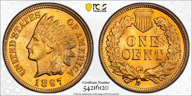 1897 1C MS64RD