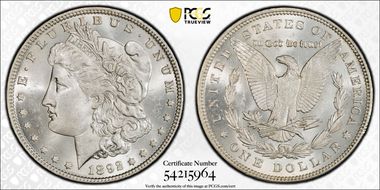 1892 $1 MS64