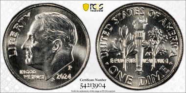 2024-P 10C MS66FB