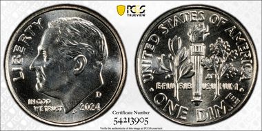 2024-D 10C MS66FB