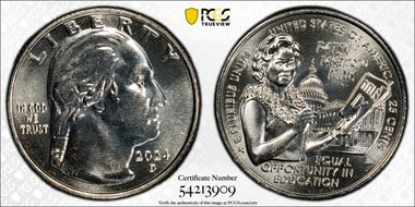 2024-D 25C Hon. Patsy Takemoto Mink MS66