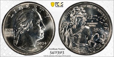 2024-D 25C Celia Cruz MS65