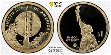 2024-S $1 American Innovation AL Saturn V PR69DCAM