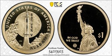 2024-S $1 American Innovation AL Saturn V PR69DCAM