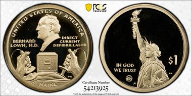 2024-S $1 American Innovation ME DC Defibrillator PR69DCAM