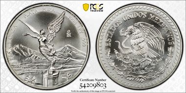 1998-Mo Onza Libertad Ag MS69