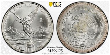 1999-Mo Onza Libertad Ag MS64