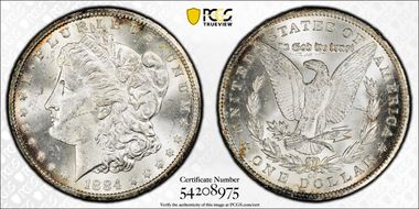1884-CC $1 MS62